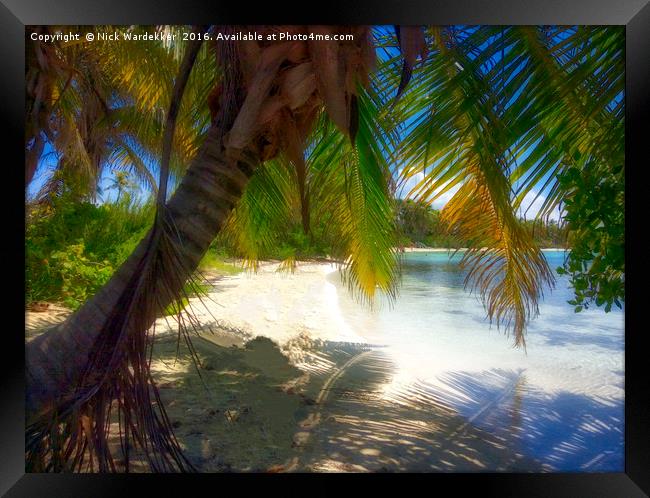Isla Contoy Paradise Framed Print by Nick Wardekker