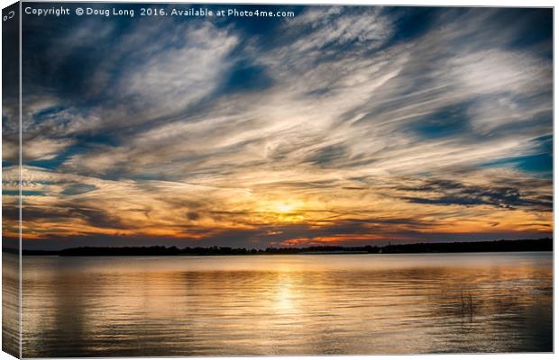 Cloudy Sunset Canvas Print by Doug Long