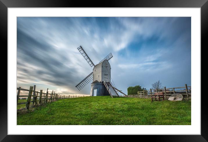 Wrawby Windmill Framed Mounted Print by Jason Thompson