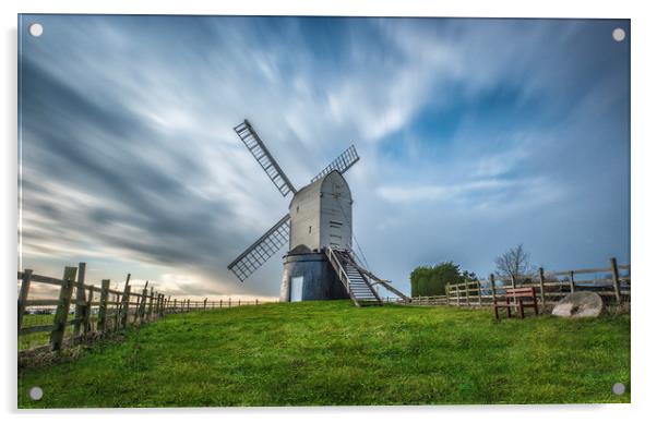 Wrawby Windmill Acrylic by Jason Thompson