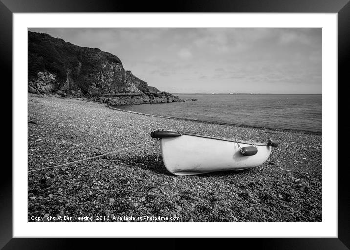 Porthallow Beach Framed Mounted Print by Ben Keating