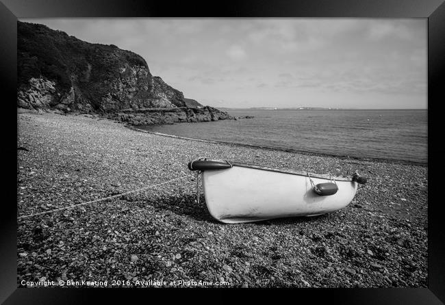 Porthallow Beach Framed Print by Ben Keating