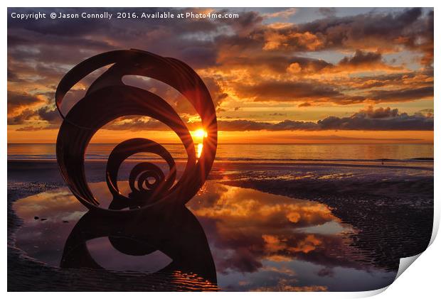 Mary's Shell At Sunset Print by Jason Connolly