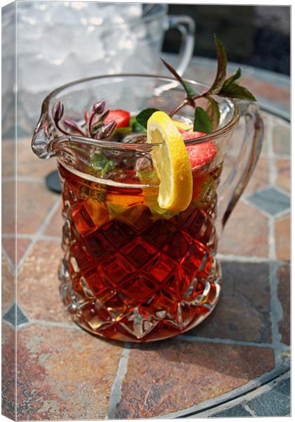 Sangria anyone? Canvas Print by Peter Elliott 