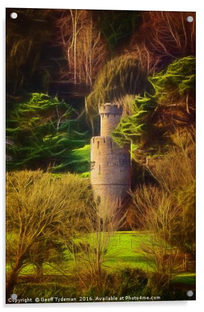 The Watchtower Acrylic by Geoff Tydeman