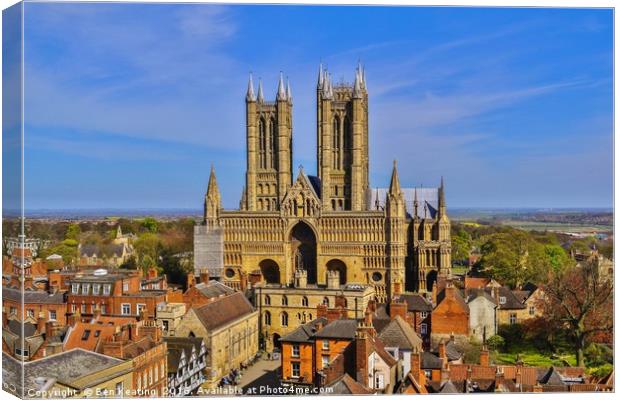 Lincoln Cathedral  Canvas Print by Ben Keating