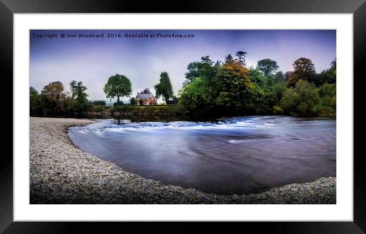 The River Wye Framed Mounted Print by Joel Woodward
