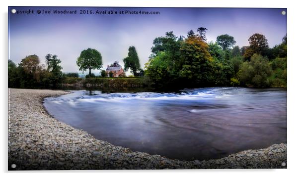  The River Wye Acrylic by Joel Woodward