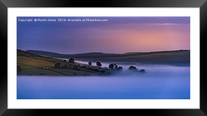 Enchanting Mist in Hope Valley Framed Mounted Print by K7 Photography