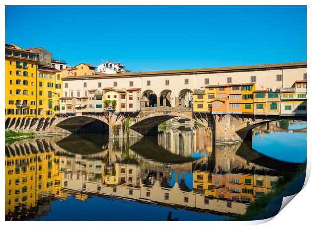 Ponte Vecchio, Florence Print by Colin Allen