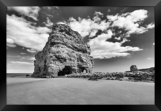 Marsden Rock. Framed Print by Mark Godden
