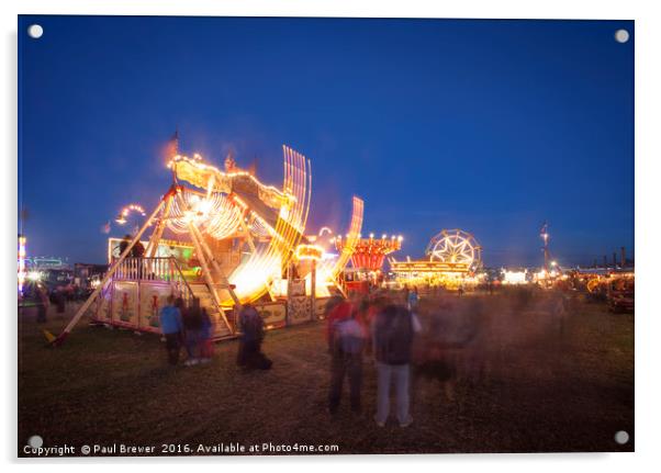 All the Fun of the Fair Acrylic by Paul Brewer