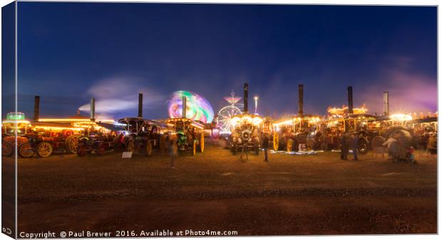 Great Dorset Steam Fair 2016 Canvas Print by Paul Brewer