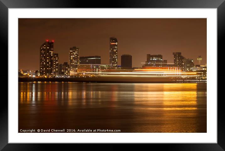 Liverpool Waterfront   Framed Mounted Print by David Chennell