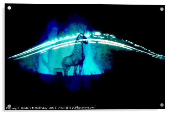 Heavy Horse Solargraph 2 Acrylic by Mark McGillivray