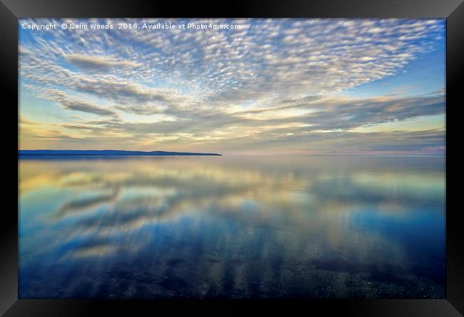 Sea and Sky Framed Print by Colin Woods