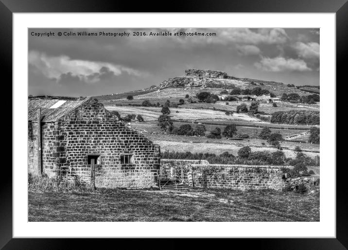 The View to Almscliff Crag Yorkshire Framed Mounted Print by Colin Williams Photography