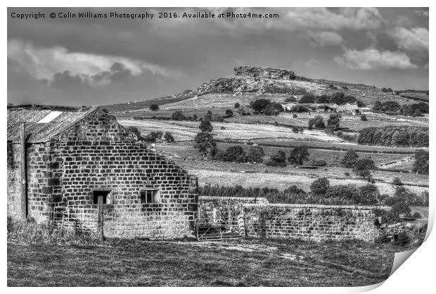 The View to Almscliff Crag Yorkshire Print by Colin Williams Photography