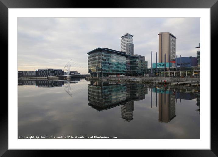 Media City  Framed Mounted Print by David Chennell