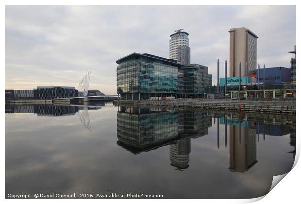 Media City  Print by David Chennell
