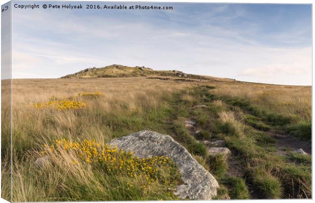 Rippon Tor Canvas Print by Pete Holyoak