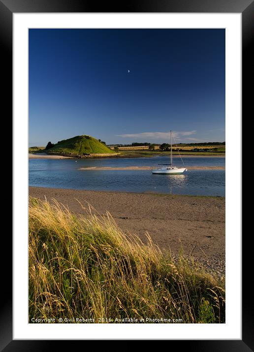 Alnmouth Harbour Framed Mounted Print by Gwil Roberts