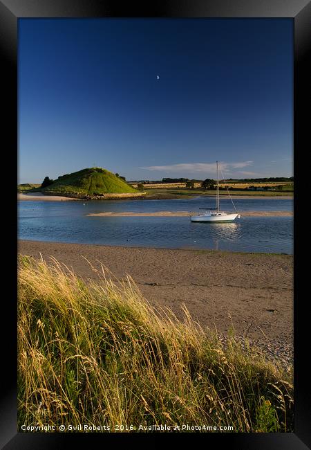 Alnmouth Harbour Framed Print by Gwil Roberts