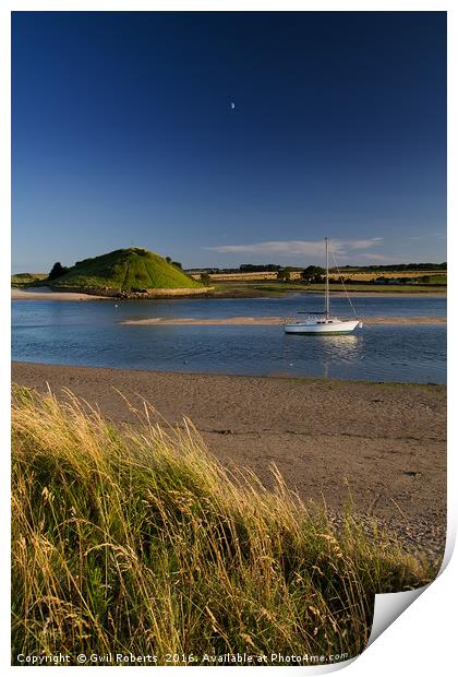 Alnmouth Harbour Print by Gwil Roberts
