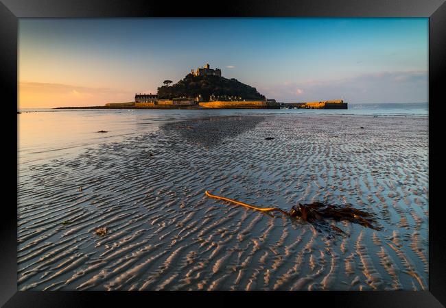 Amazing St Michael's Mount Framed Print by Michael Brookes