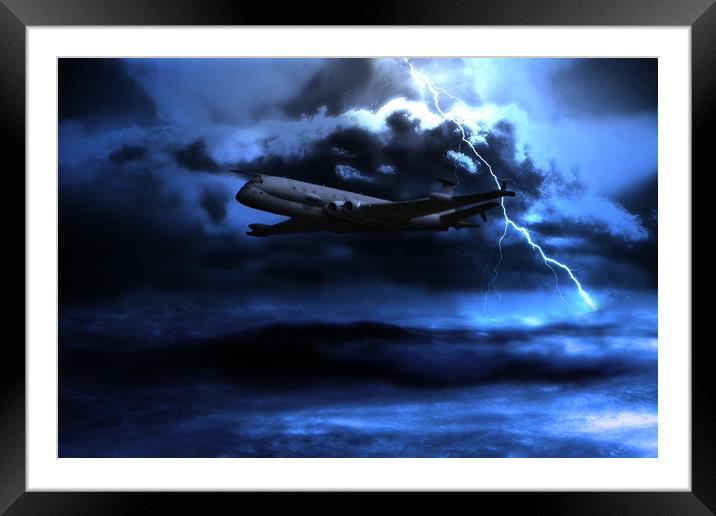 Nimrod Storm Framed Mounted Print by J Biggadike