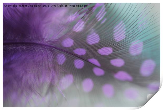 Purple Dream Print by Jenny Rainbow