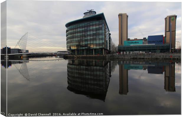 Media City   Canvas Print by David Chennell