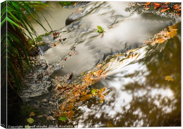 liquidity Canvas Print by geoff shoults