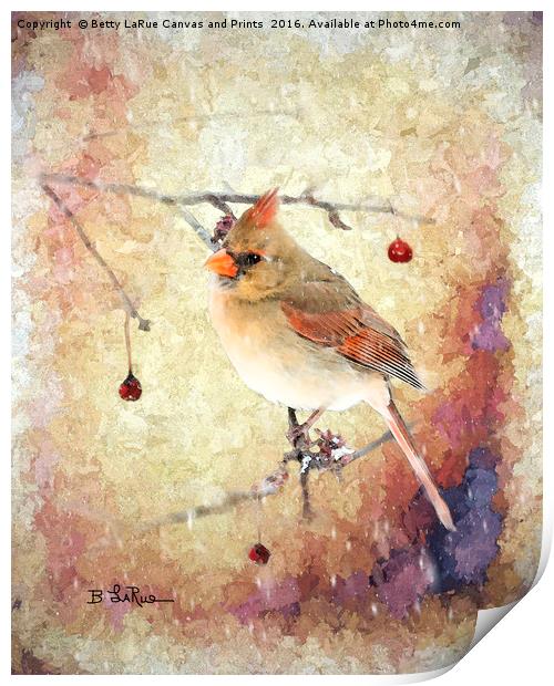 A Delicate Thing Print by Betty LaRue