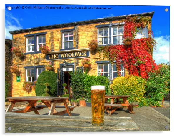 Cheers From The Woolpack Emmerdale. Acrylic by Colin Williams Photography