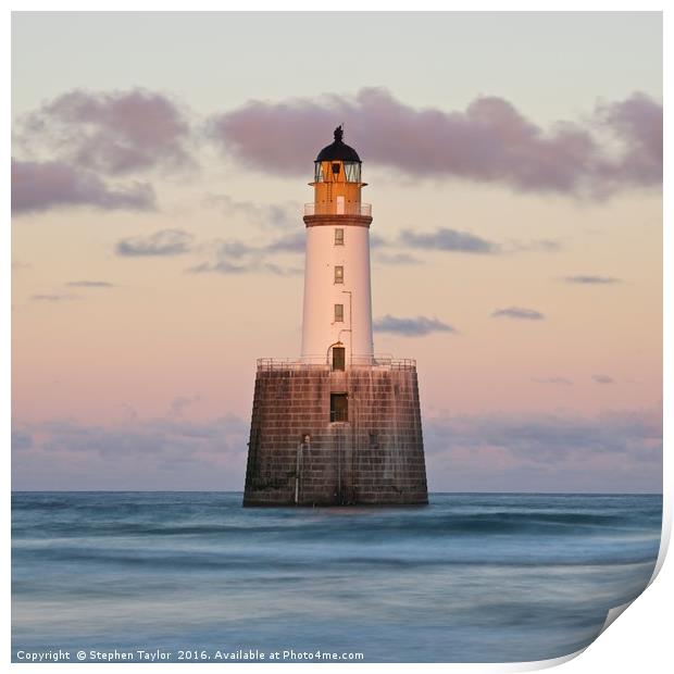 Rattray Head Print by Stephen Taylor