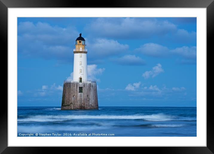 Rattray Head Lighthouse Framed Mounted Print by Stephen Taylor