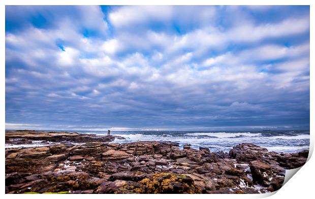 Lookout to Sea Print by Naylor's Photography