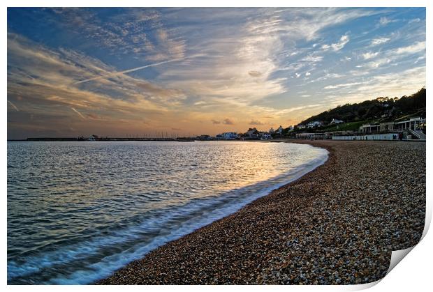 Lyme Regis Sunset                       Print by Darren Galpin