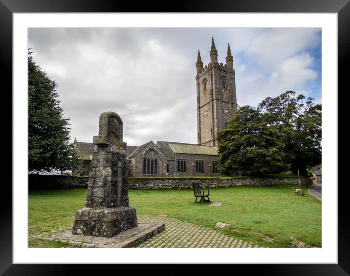 St Pancras Church, Widecombe-in-the-Moor Framed Mounted Print by Jon Rendle