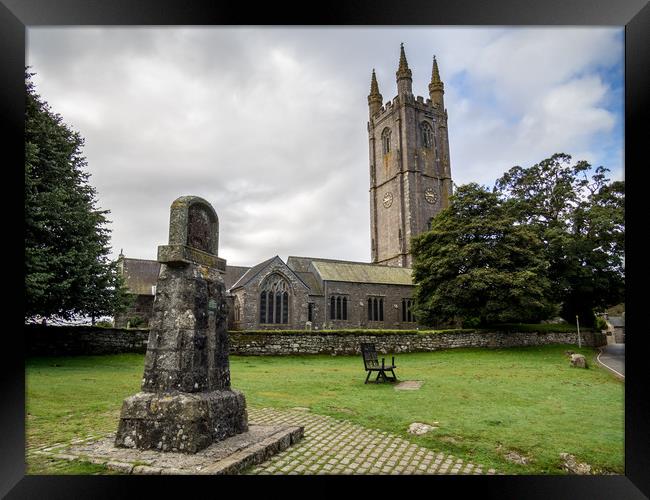St Pancras Church, Widecombe-in-the-Moor Framed Print by Jon Rendle
