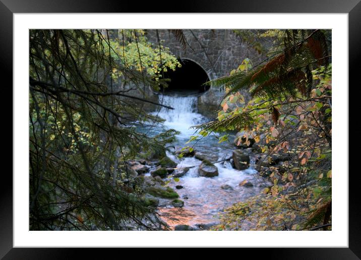 Tranquil Hot Springs Framed Mounted Print by Carl Brownell