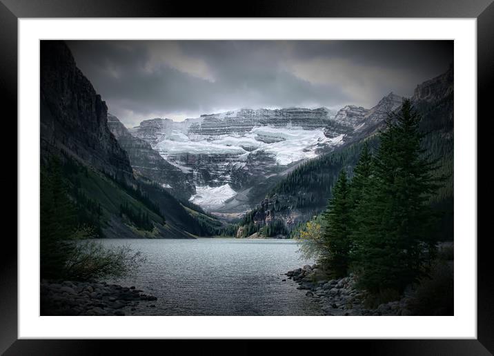 Lake Louise Framed Mounted Print by Carl Brownell