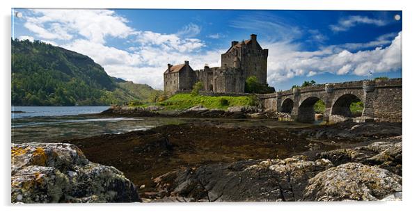 Eilean Donan Castle Acrylic by Mark Robson