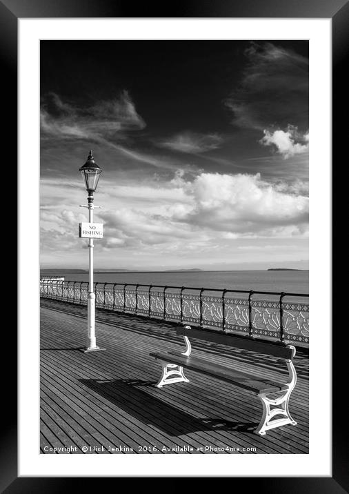 Penarth Pier Framed Mounted Print by Nick Jenkins