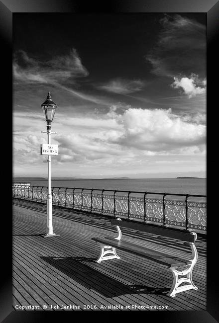 Penarth Pier Framed Print by Nick Jenkins