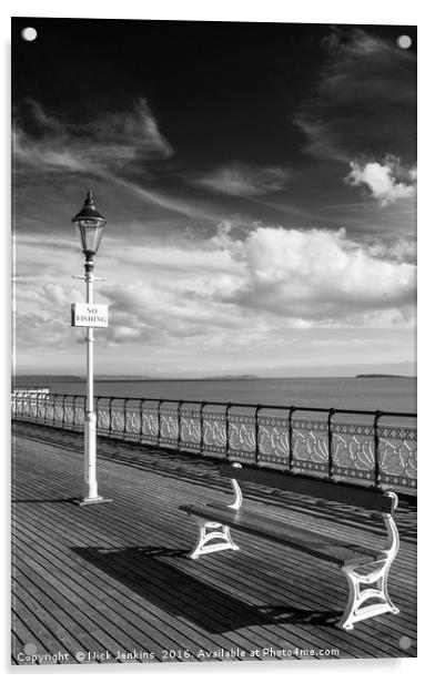 Penarth Pier Acrylic by Nick Jenkins