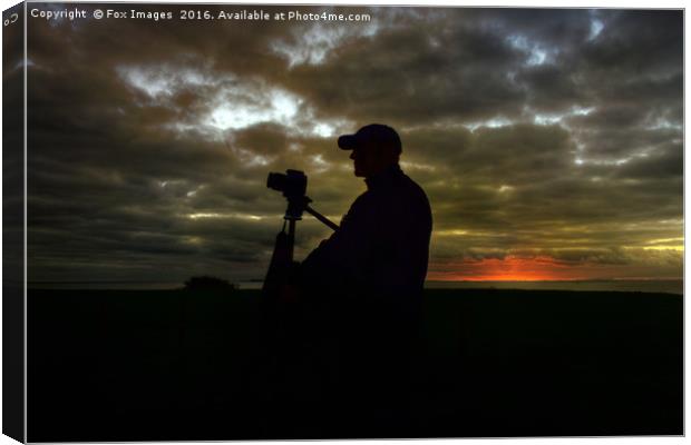 sunset photographer Canvas Print by Derrick Fox Lomax
