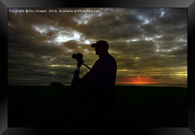 sunset photographer Framed Print by Derrick Fox Lomax