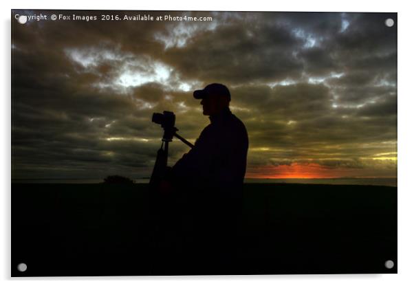 sunset photographer Acrylic by Derrick Fox Lomax